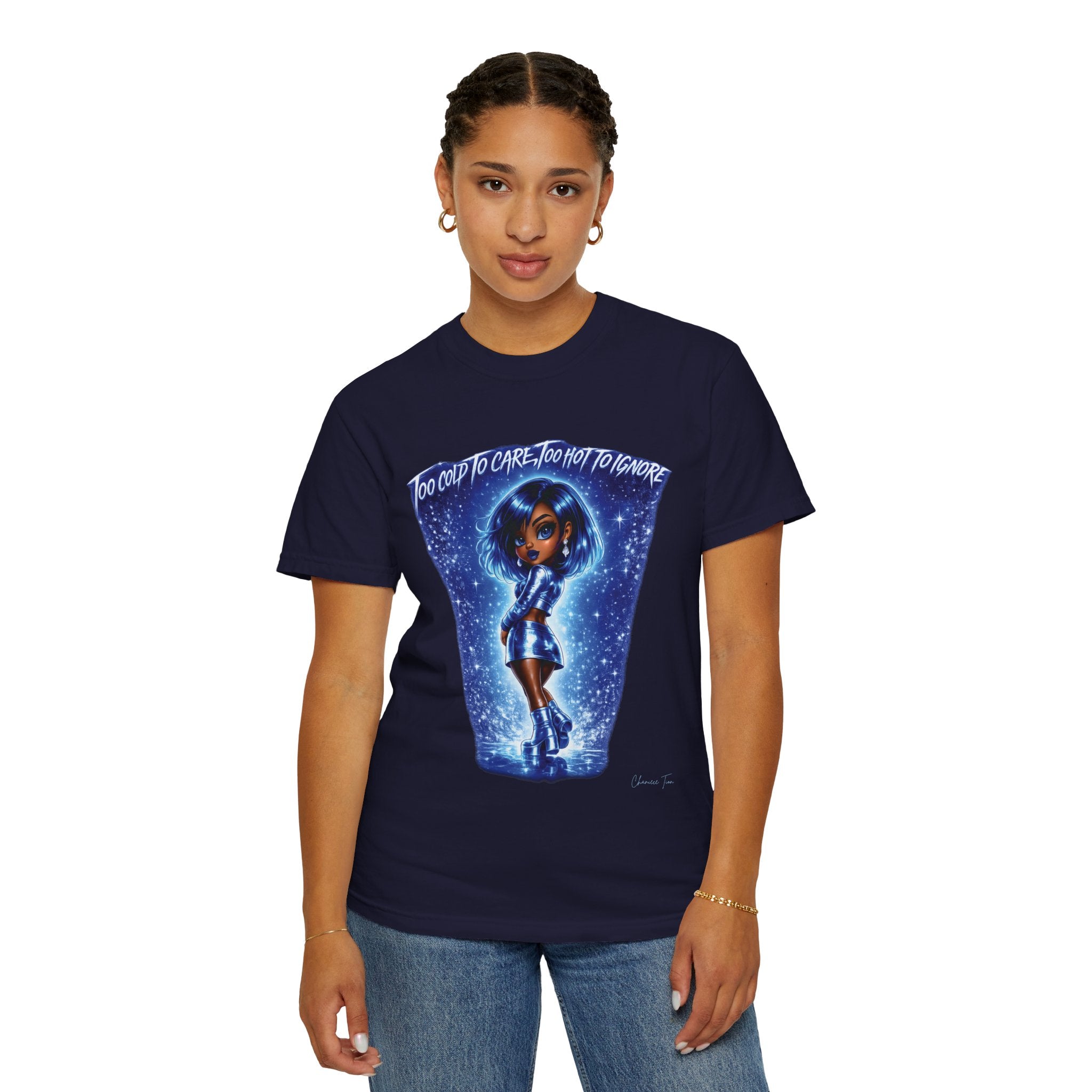 “Blair Frostine” Unisex Garment-Dyed T-shirt