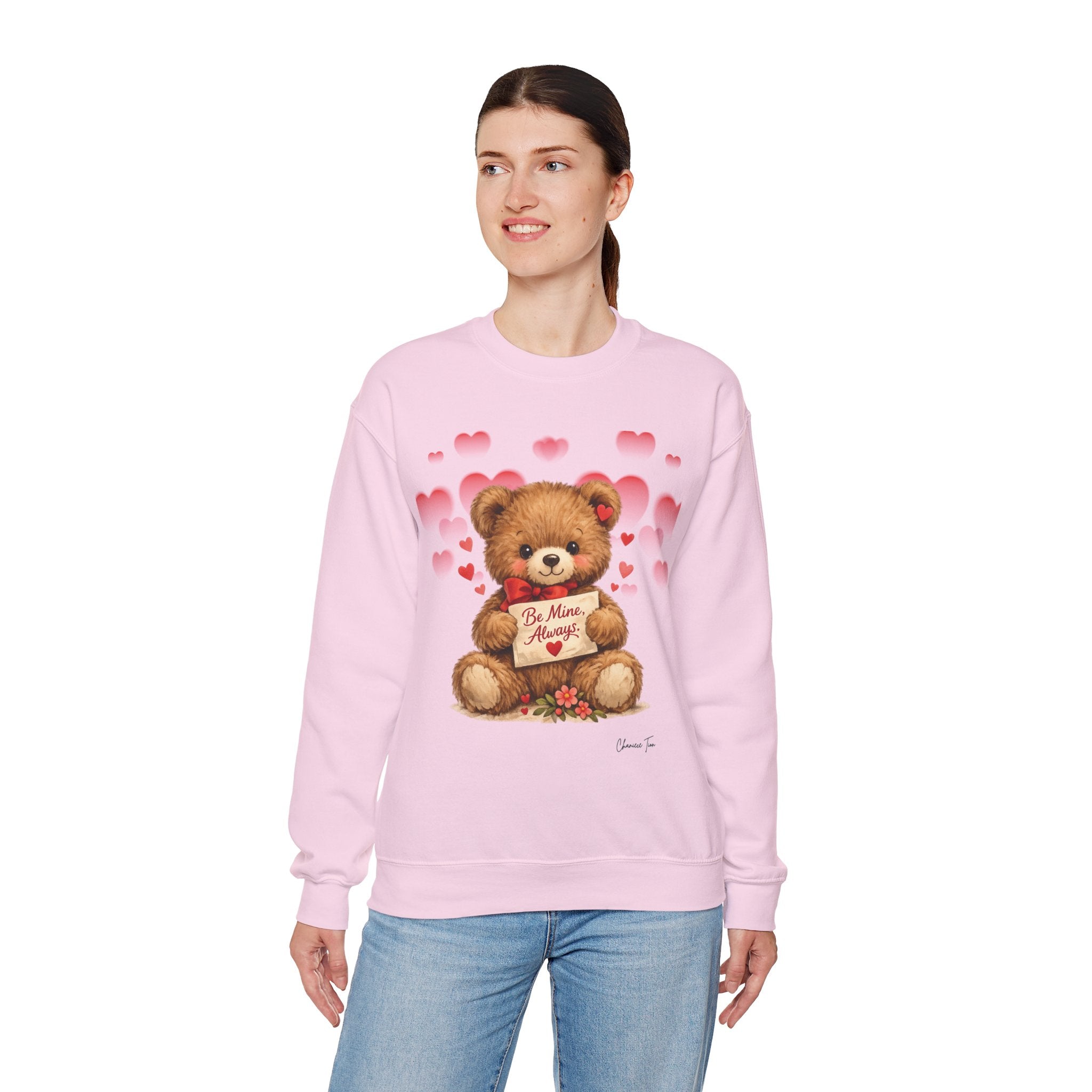 “Be Mine, Always” Unisex Heavy Blend™ Crewneck Sweatshirt