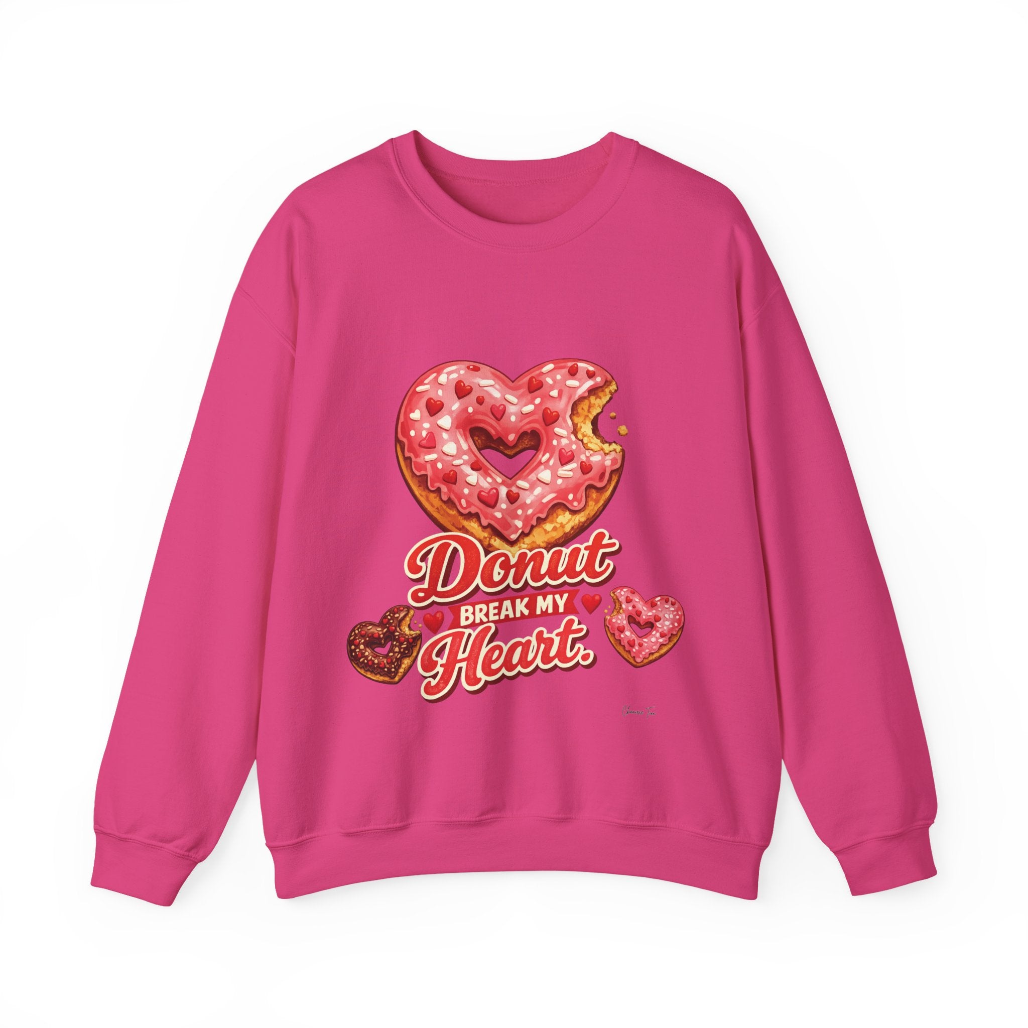 “Donut Break My Heart” Unisex Heavy Blend™ Crewneck Sweatshirt
