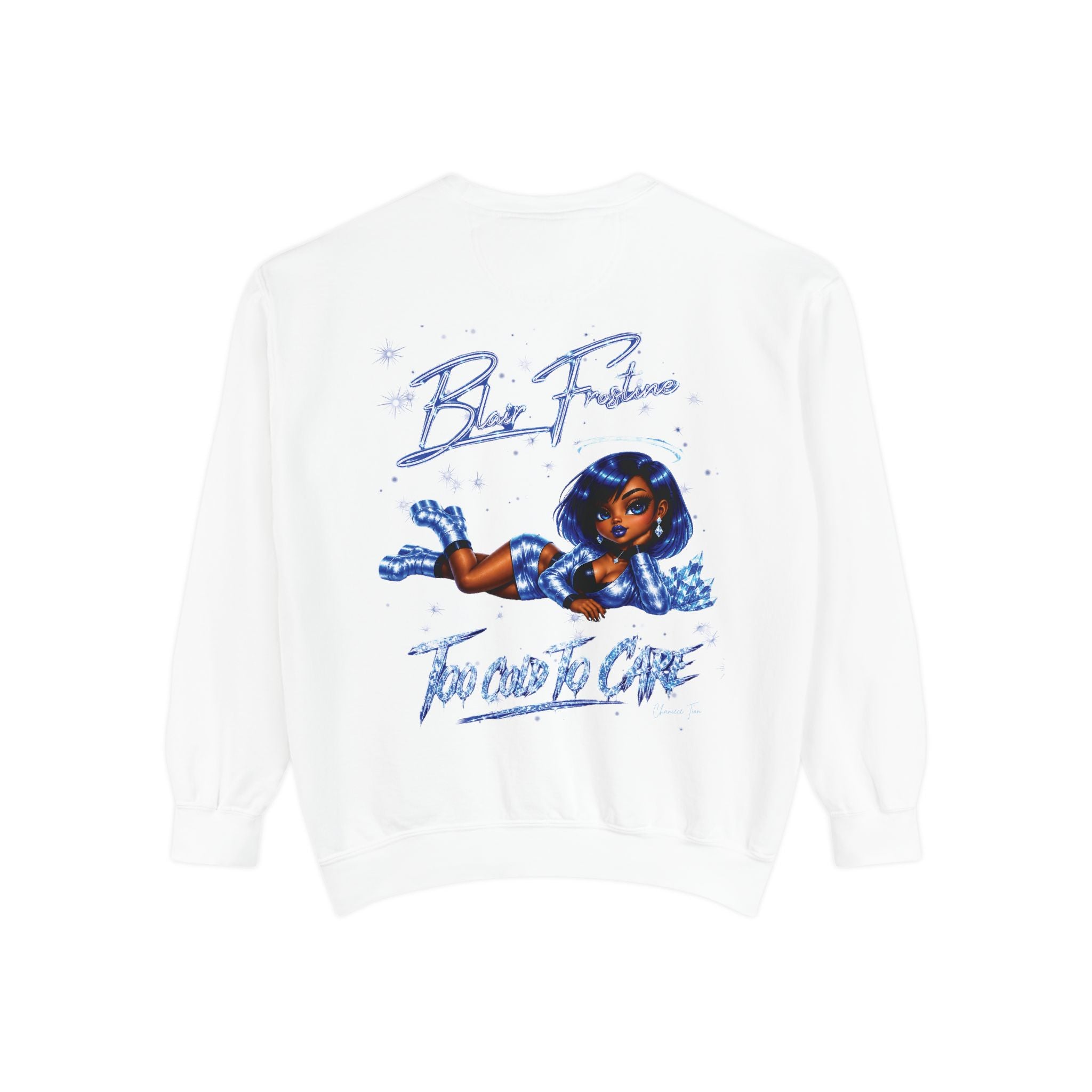 “Blair Frostine” Unisex Garment-Dyed Sweatshirt