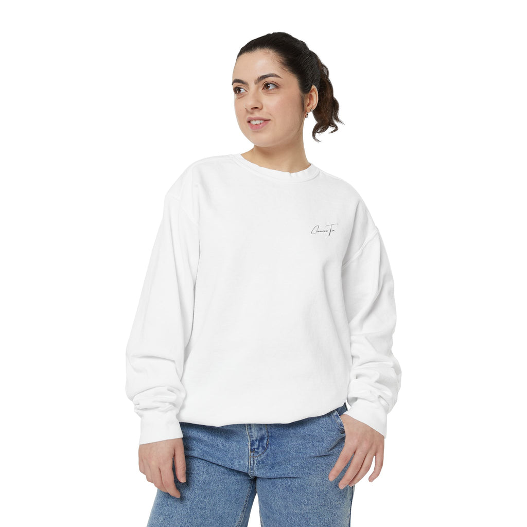“Blair Frostine” Unisex Garment-Dyed Sweatshirt
