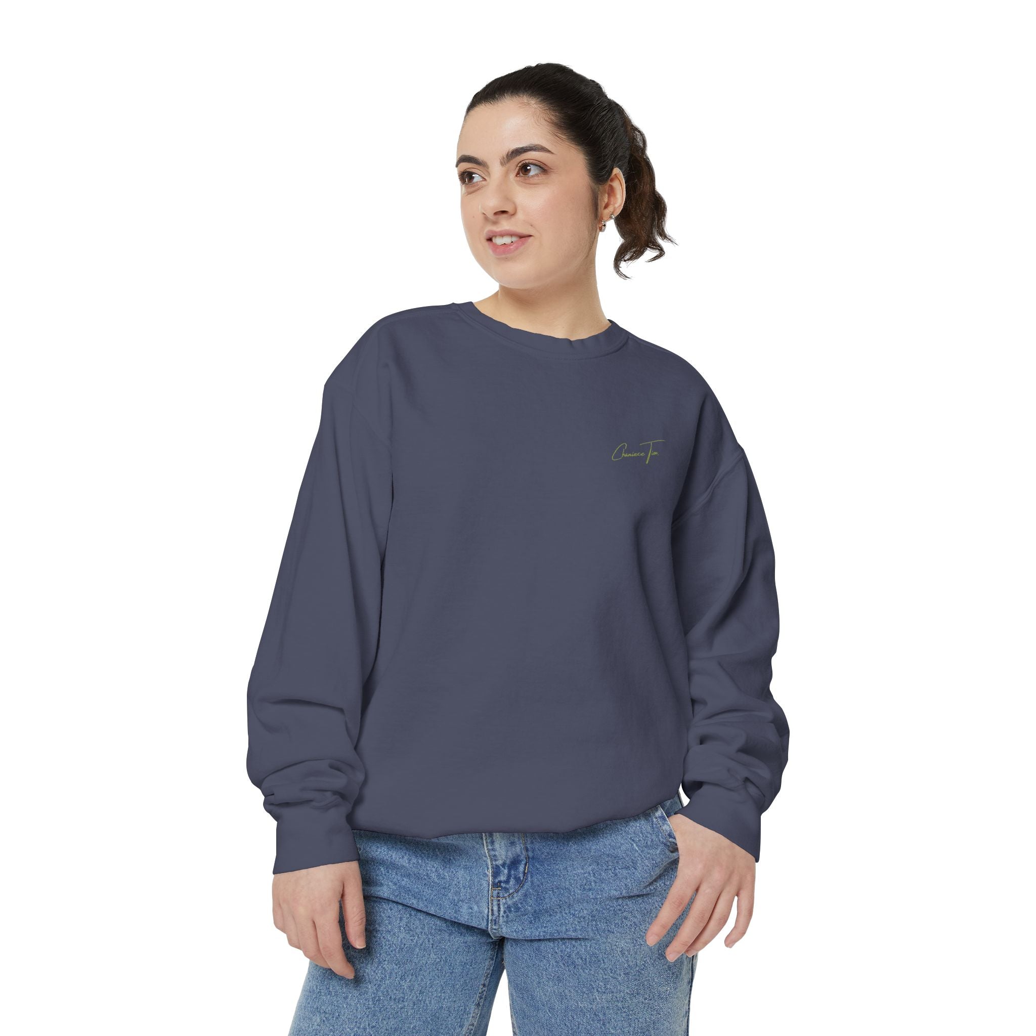 “Mimi Mirage” Unisex Garment-Dyed Sweatshirt