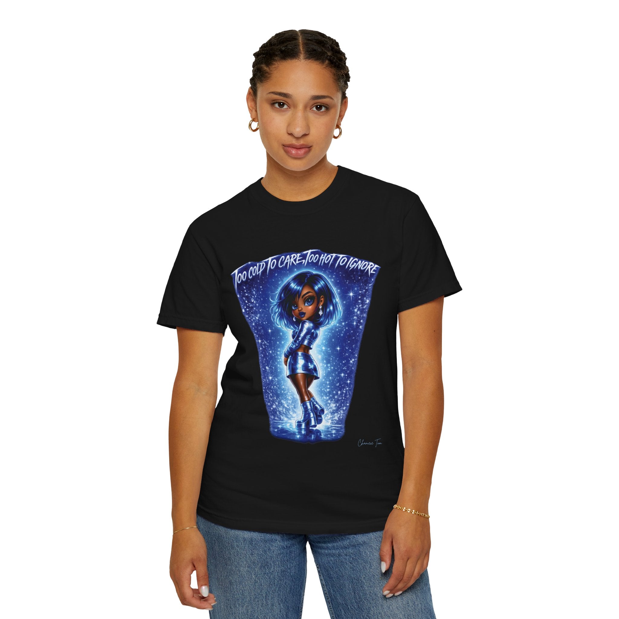 “Blair Frostine” Unisex Garment-Dyed T-shirt