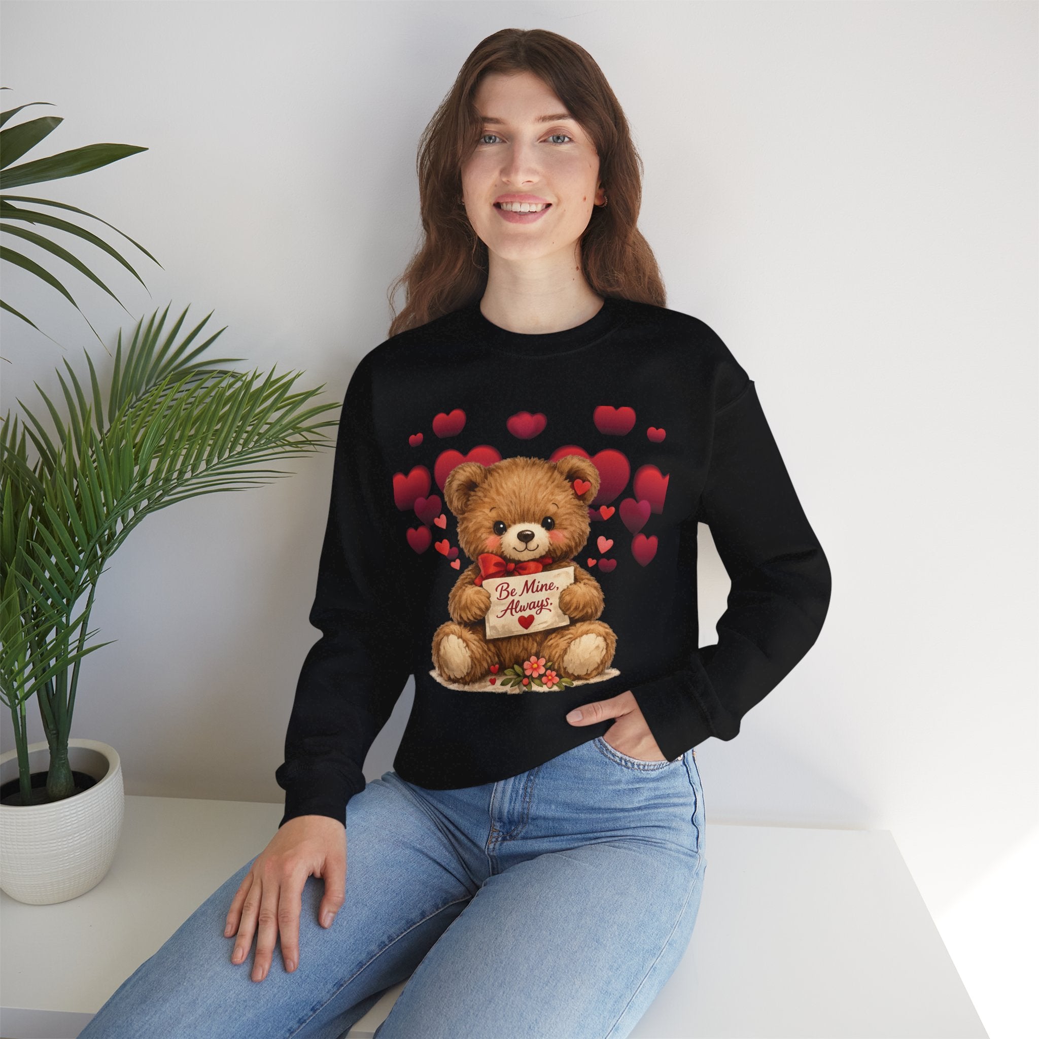 “Be Mine, Always” Unisex Heavy Blend™ Crewneck Sweatshirt