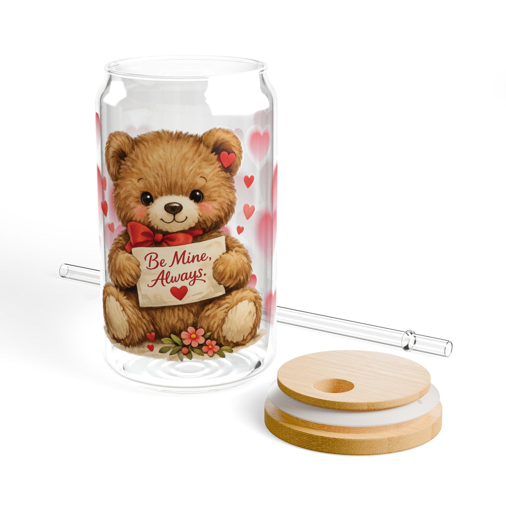 “Be Mine, Always” Sipper Glass, 16oz