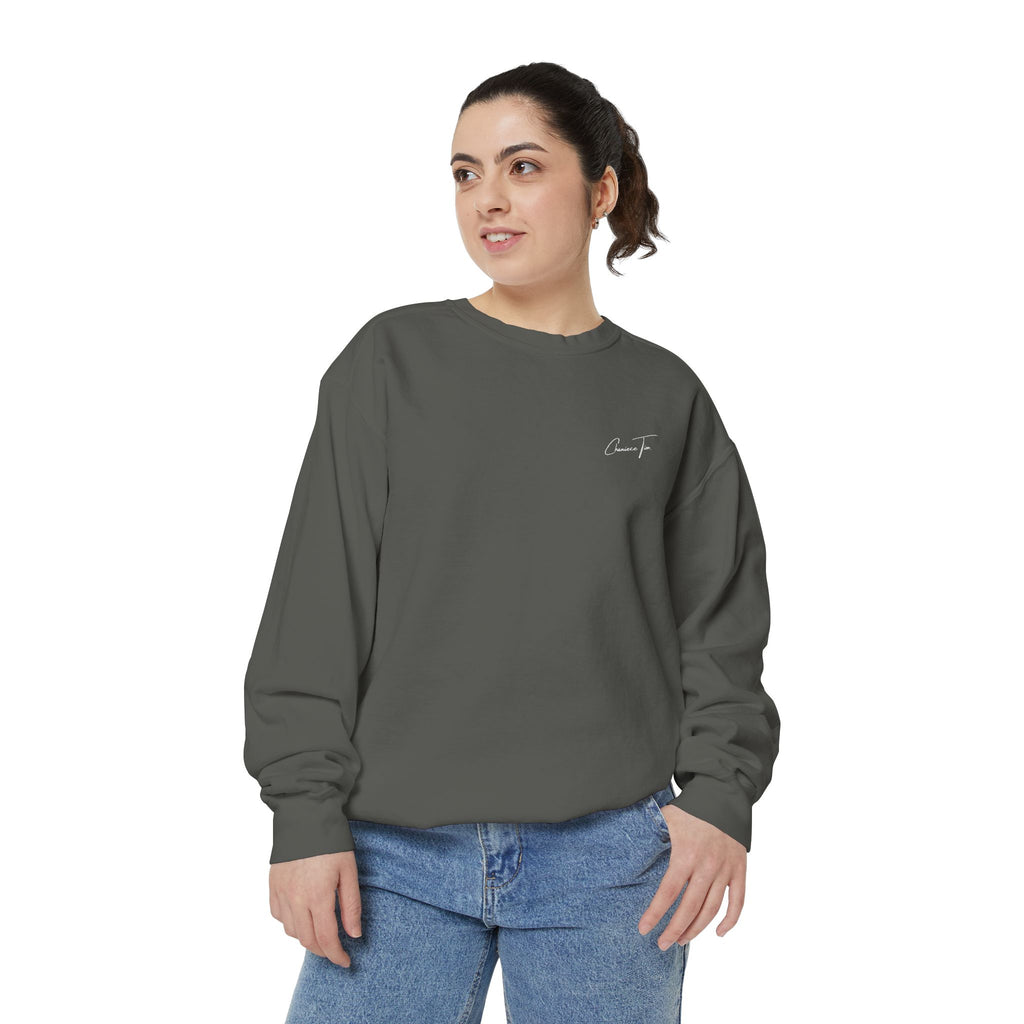 “Blair Frostine” Unisex Garment-Dyed Sweatshirt