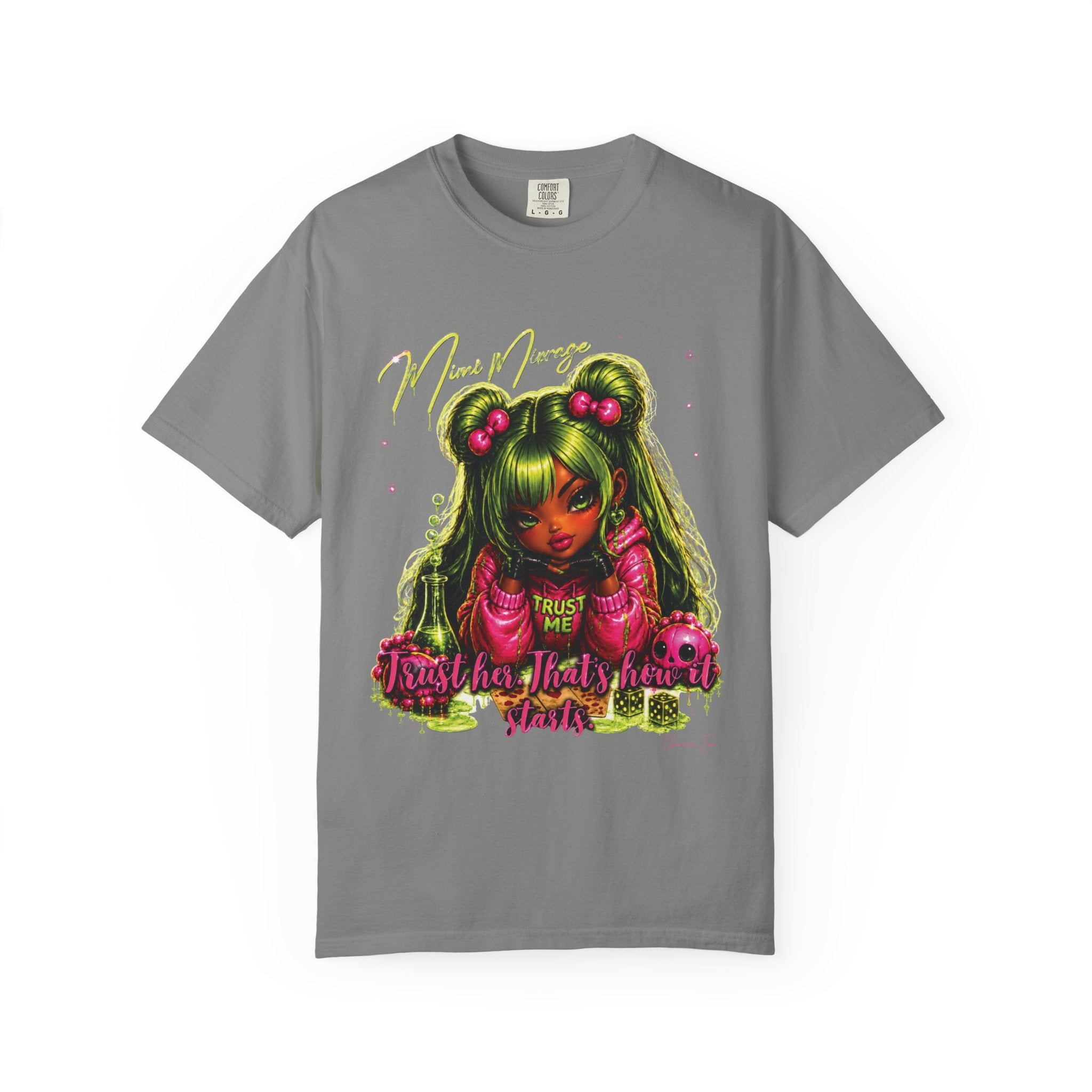 “Mimi Mirage” Unisex Garment-Dyed T-shirt