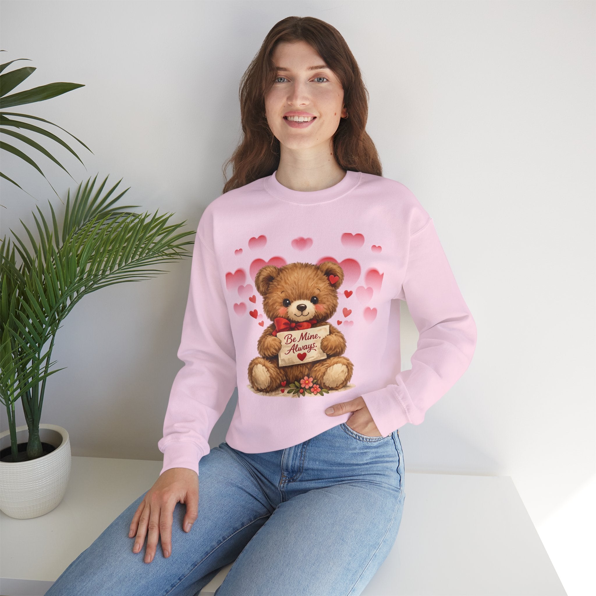 “Be Mine, Always” Unisex Heavy Blend™ Crewneck Sweatshirt
