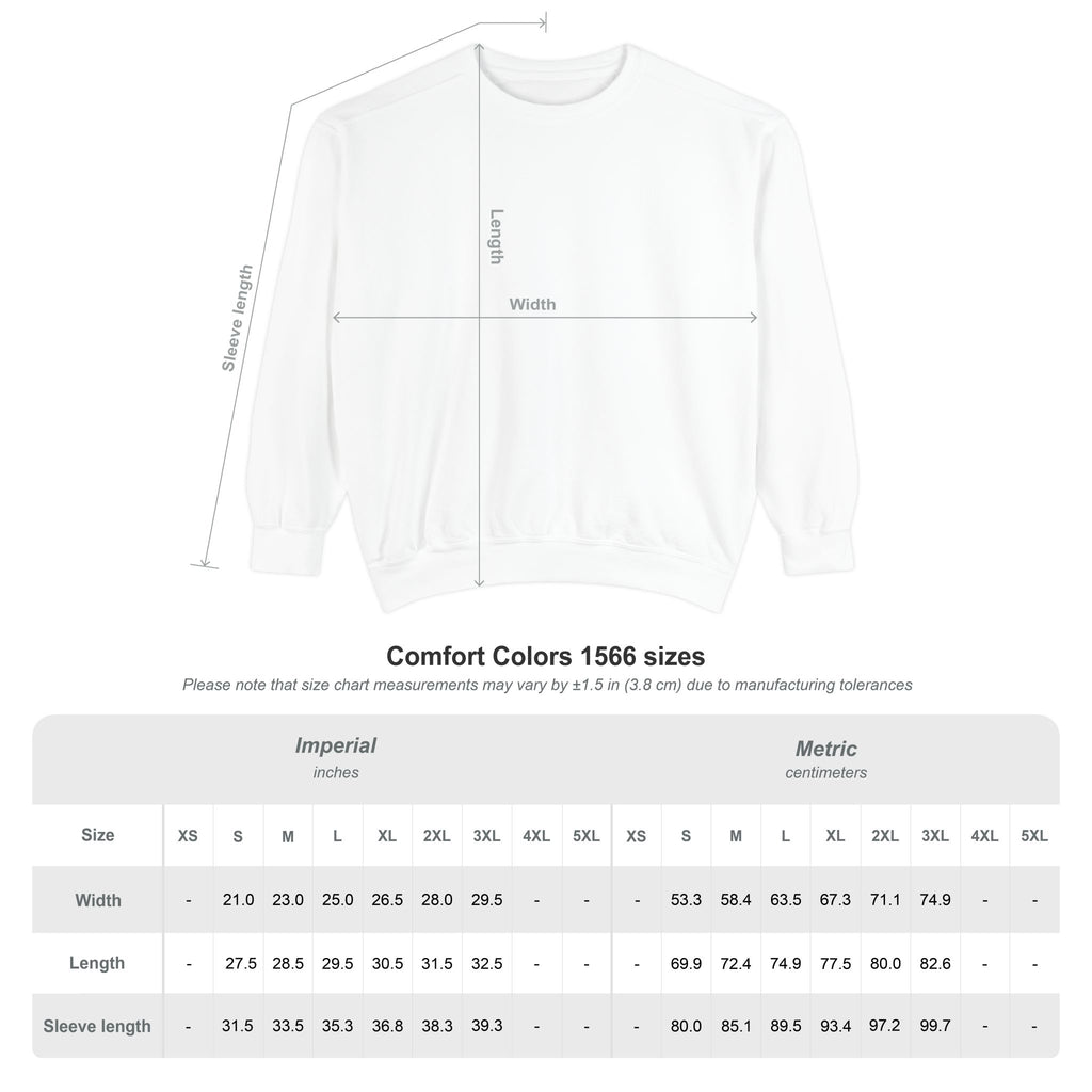 “Blair Frostine” Unisex Garment-Dyed Sweatshirt
