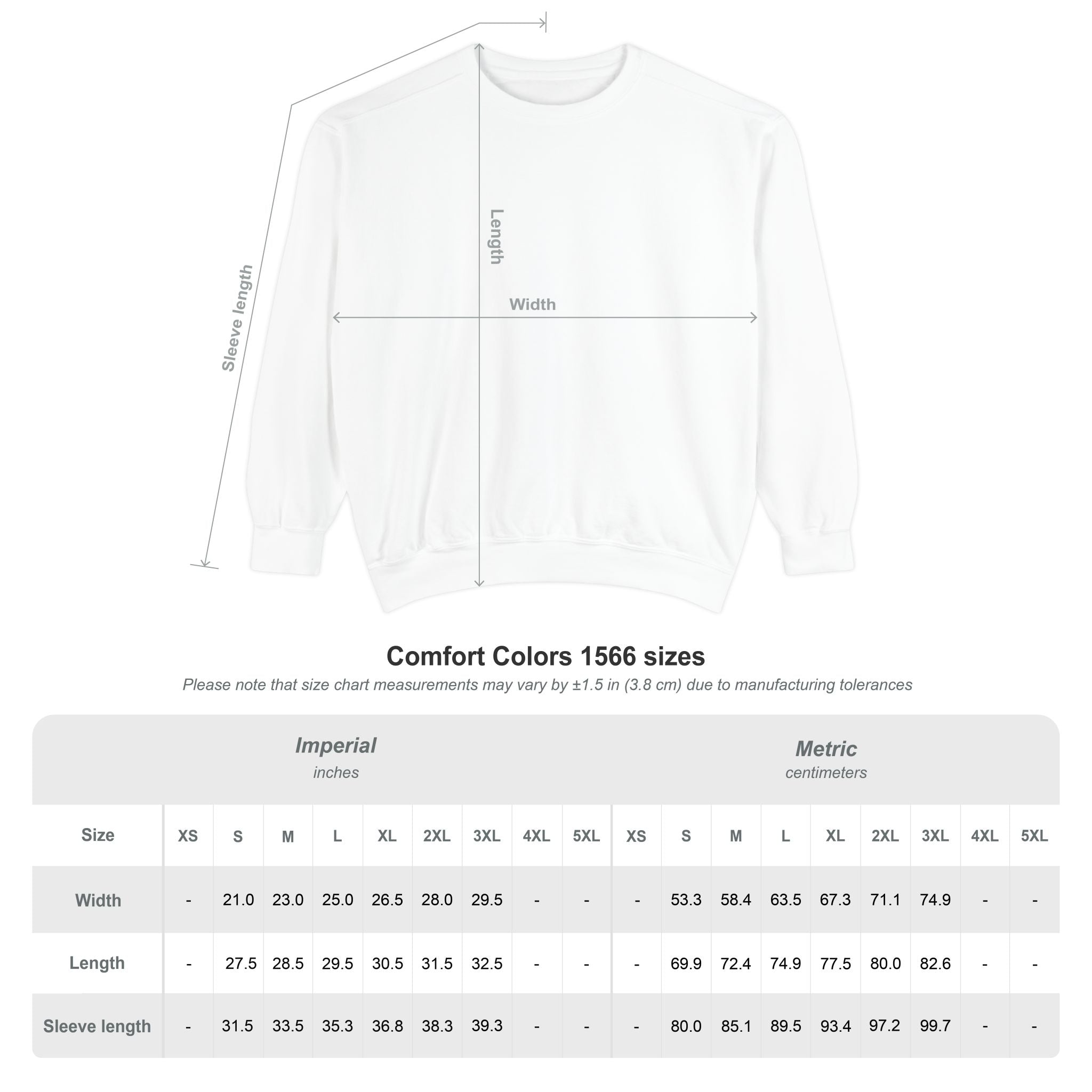 “Blair Frostine” Unisex Garment-Dyed Sweatshirt