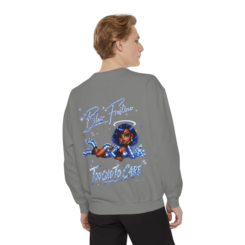 “Blair Frostine” Unisex Garment-Dyed Sweatshirt