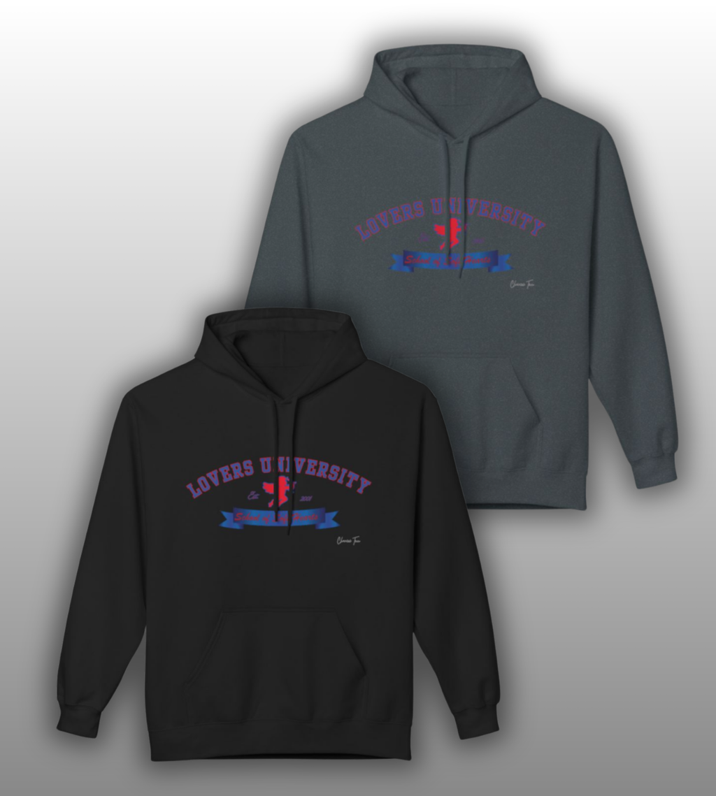 “Lovers University” Unisex Midweight Softstyle Fleece Hoodie