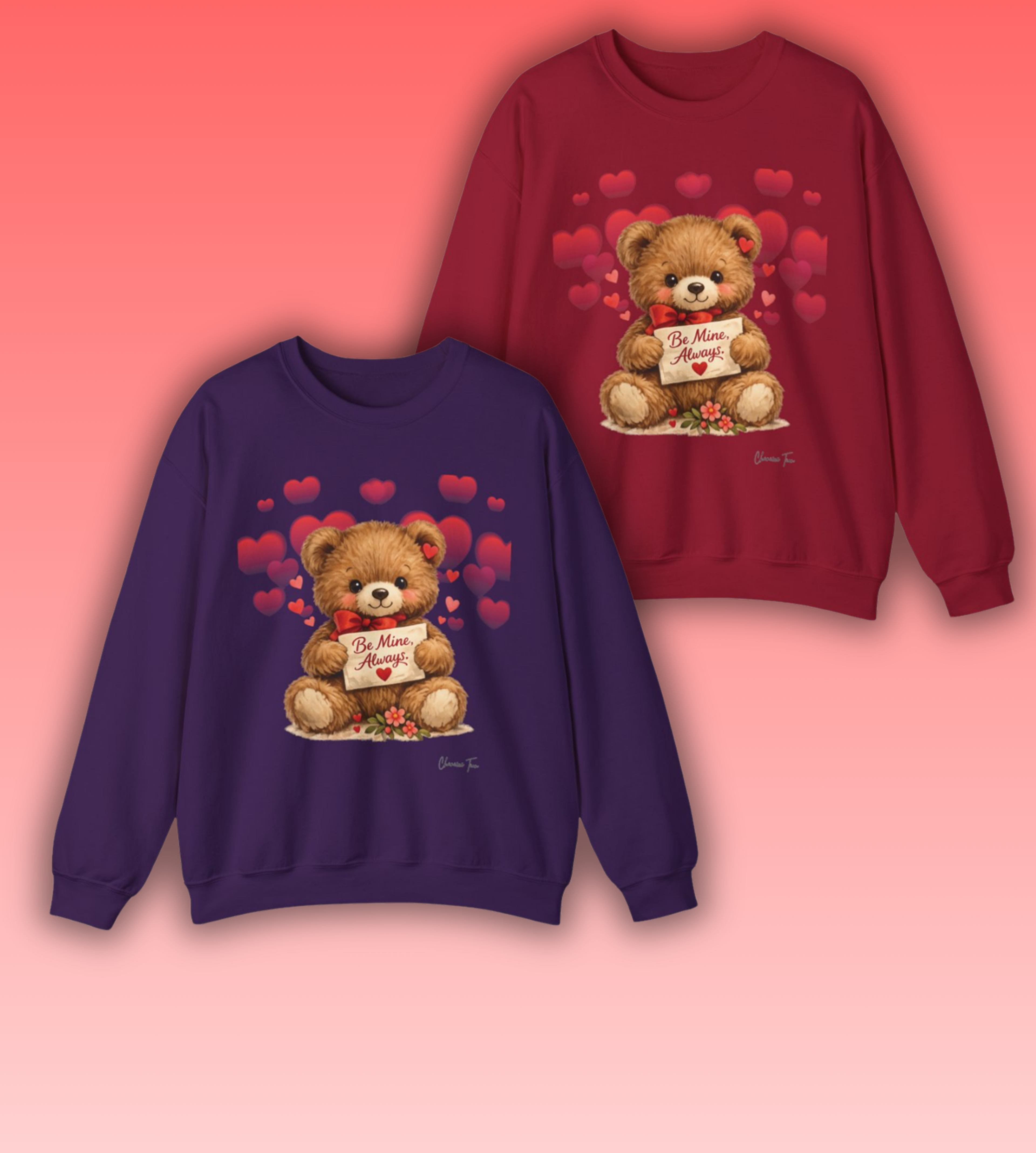 “Be Mine, Always” Unisex Heavy Blend™ Crewneck Sweatshirt