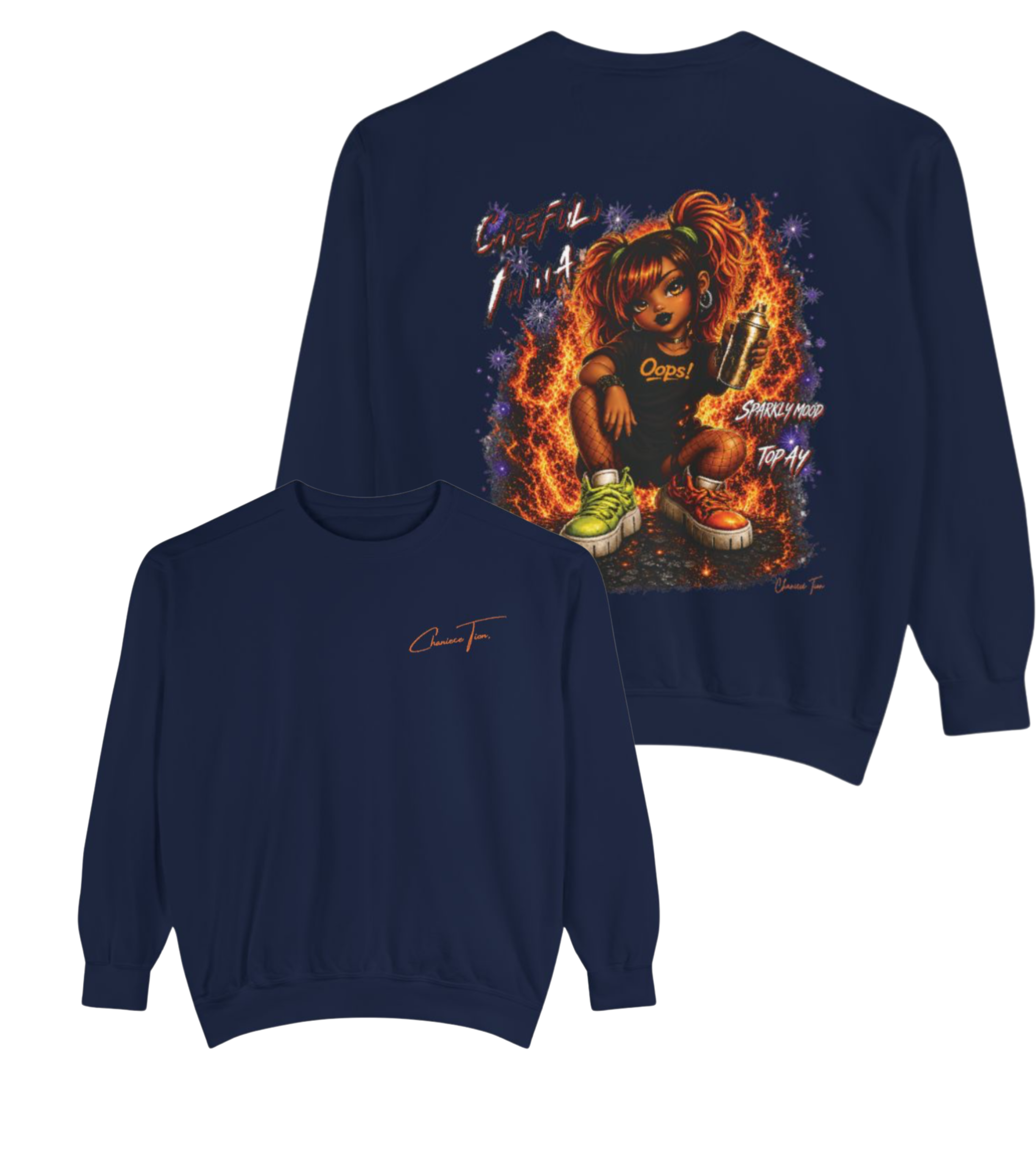 “Zara Zing” Unisex Garment-Dyed Sweatshirt