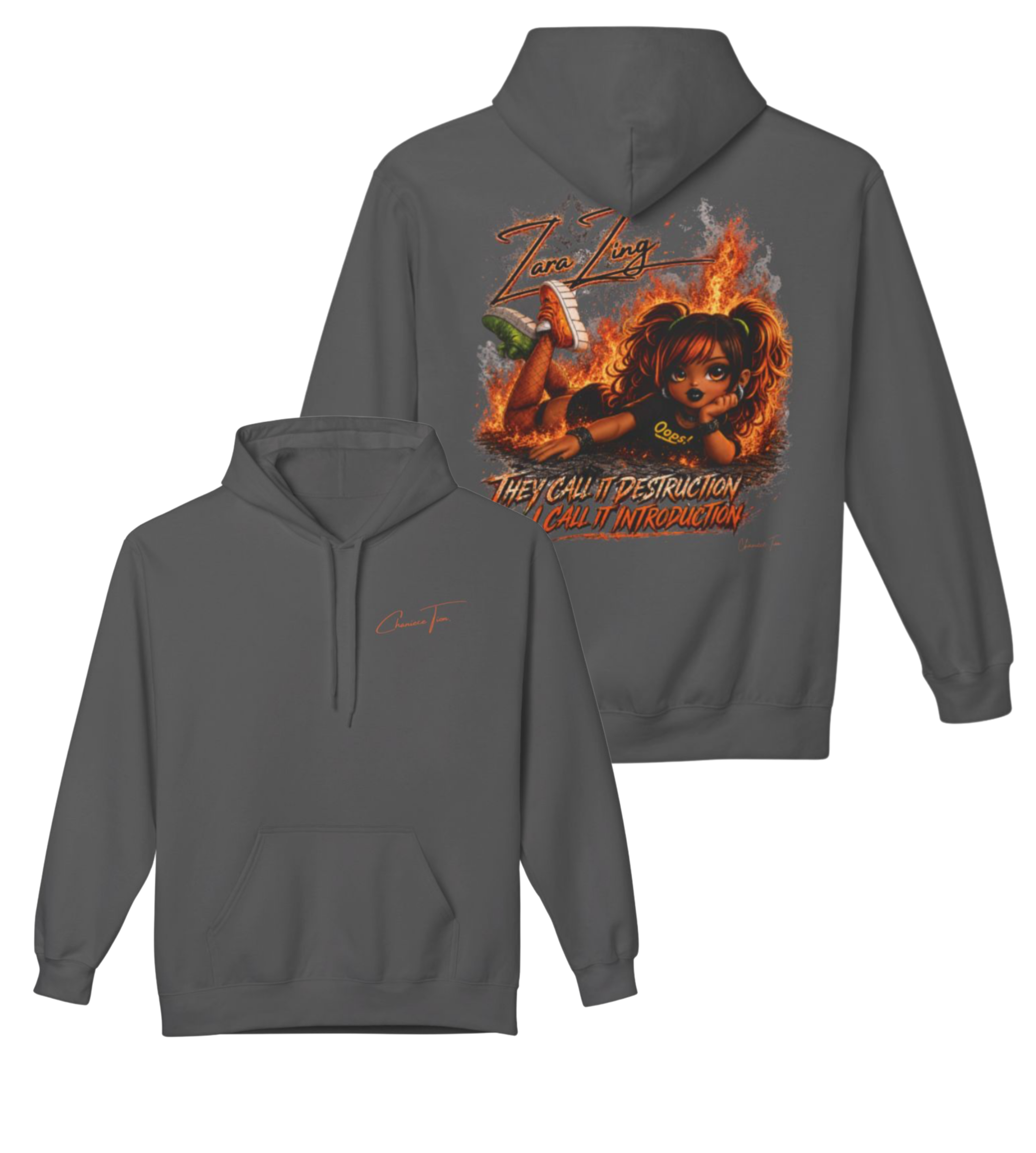 “Zara Zing” Unisex Midweight Softstyle Fleece Hoodie