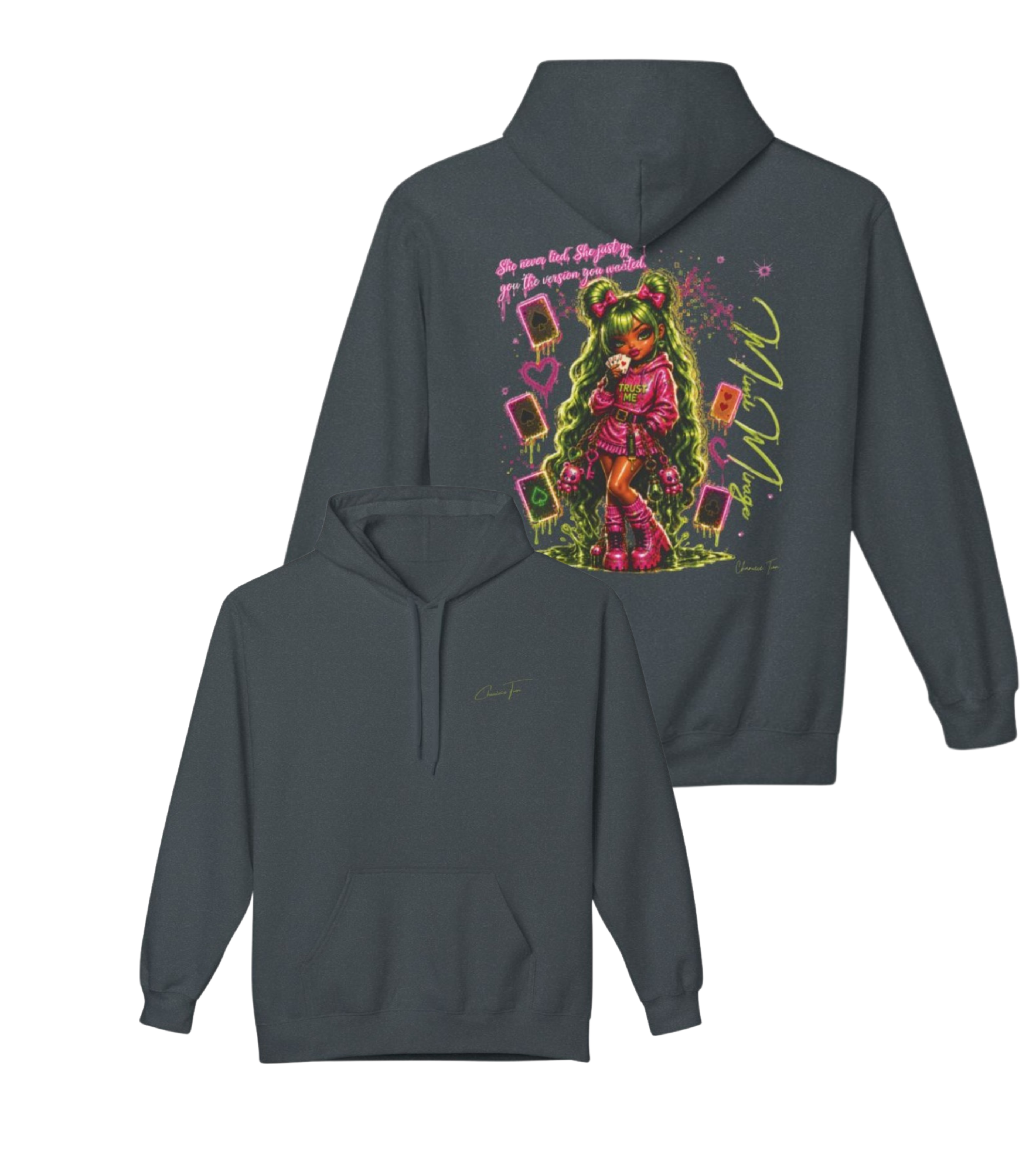 “Mimi Mirage” Unisex Midweight Softstyle Fleece Hoodie