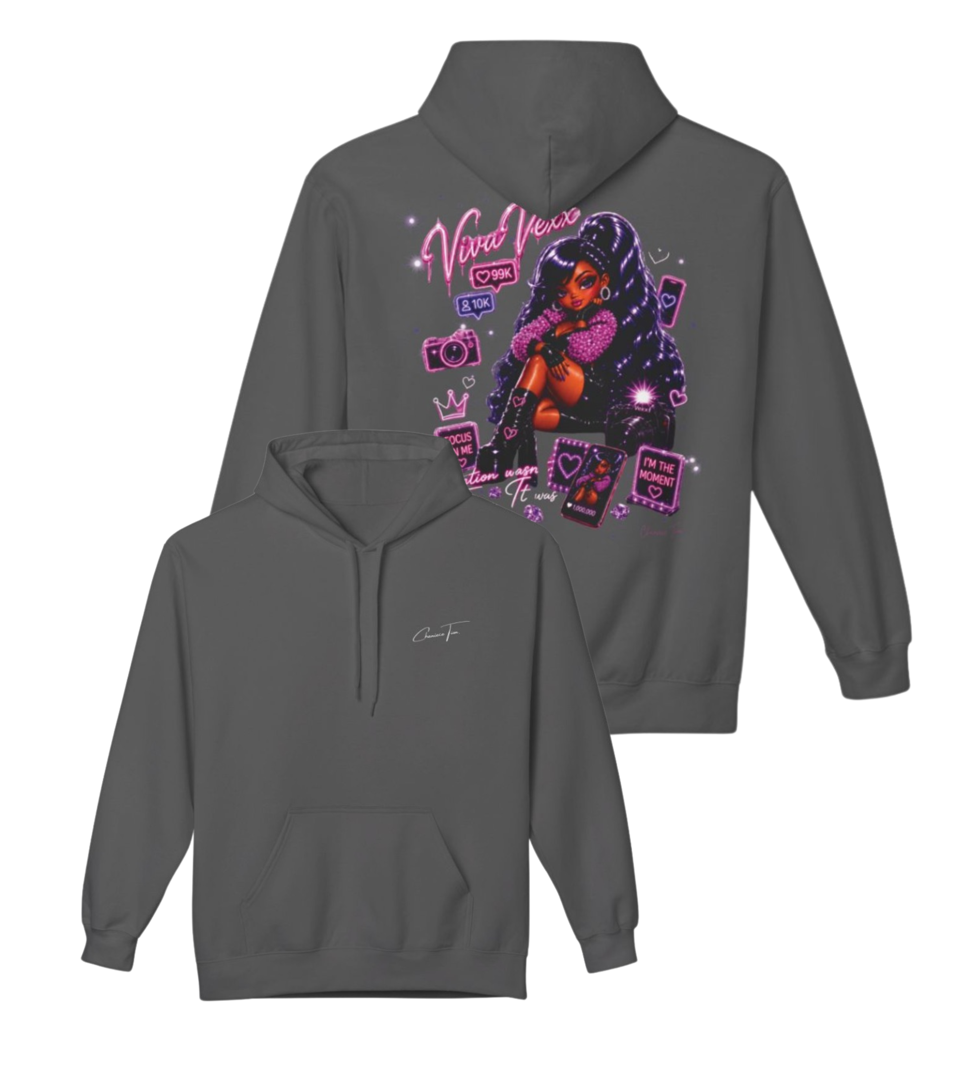 “Viva Vexx” Unisex Midweight Softstyle Fleece Hoodie