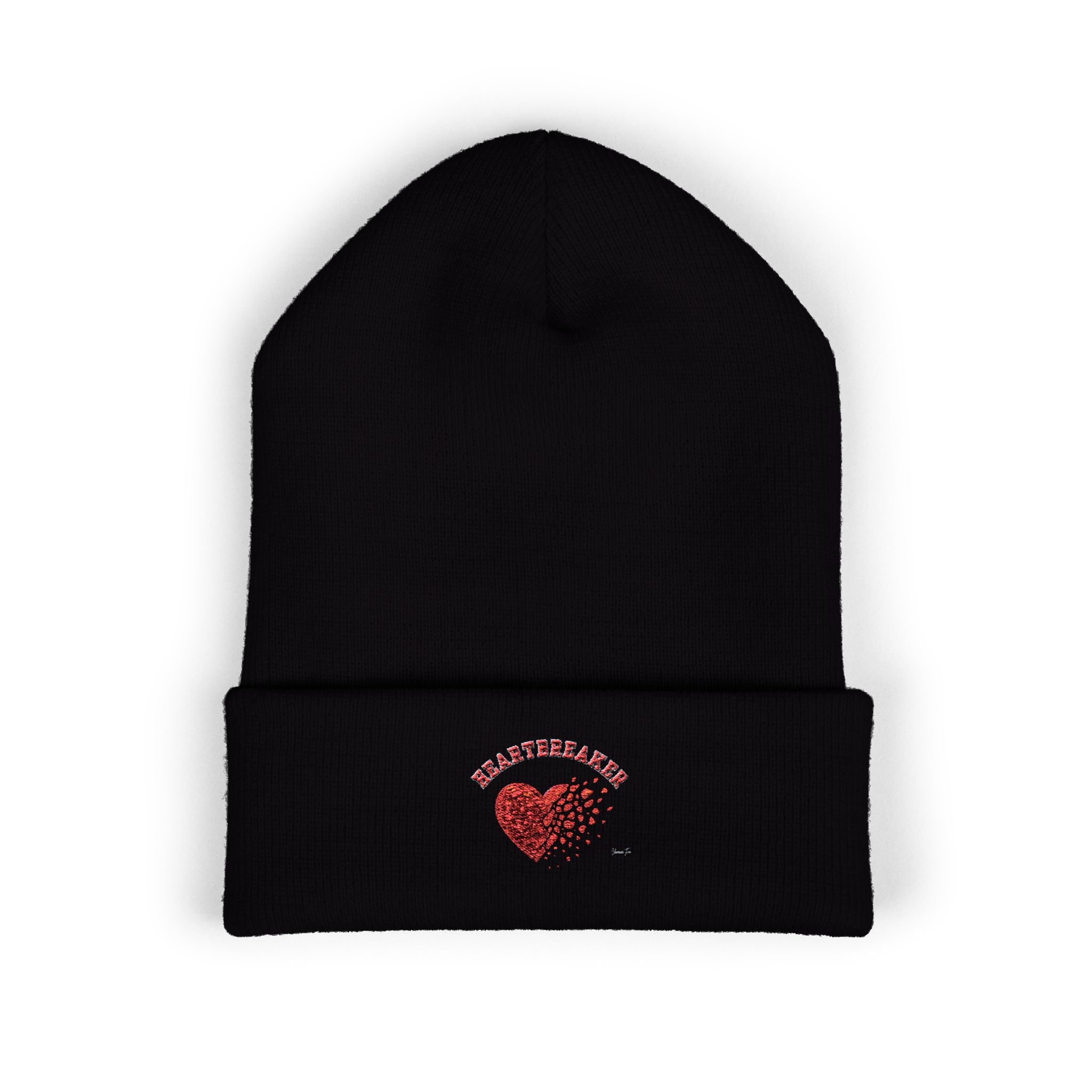 “Heartbreaker” Classic Cuffed Beanie (Embroidery)