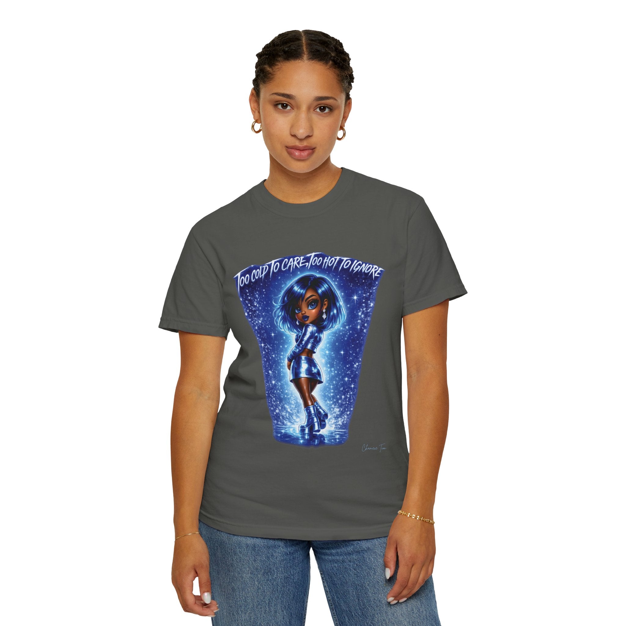 “Blair Frostine” Unisex Garment-Dyed T-shirt