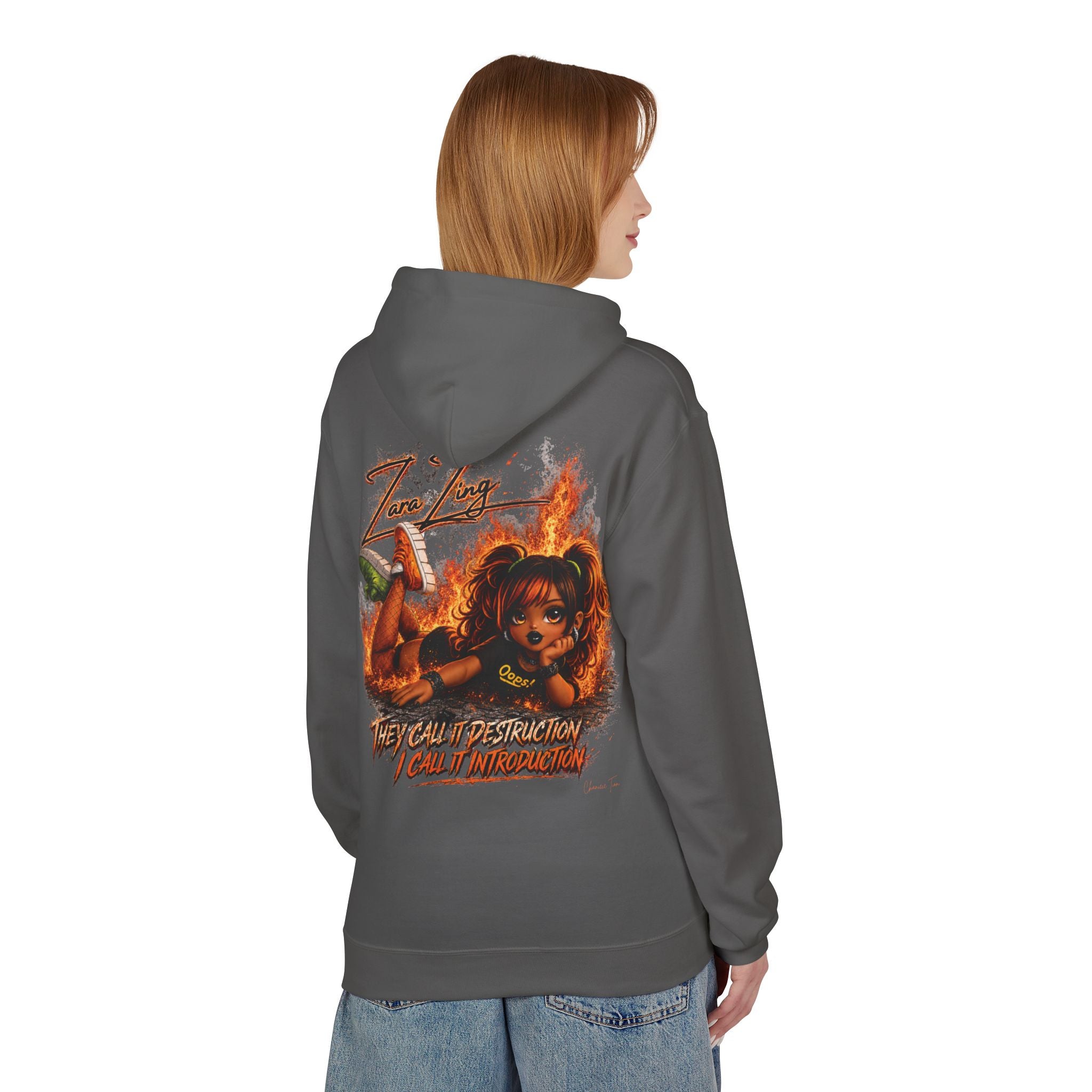 “Zara Zing” Unisex Midweight Softstyle Fleece Hoodie