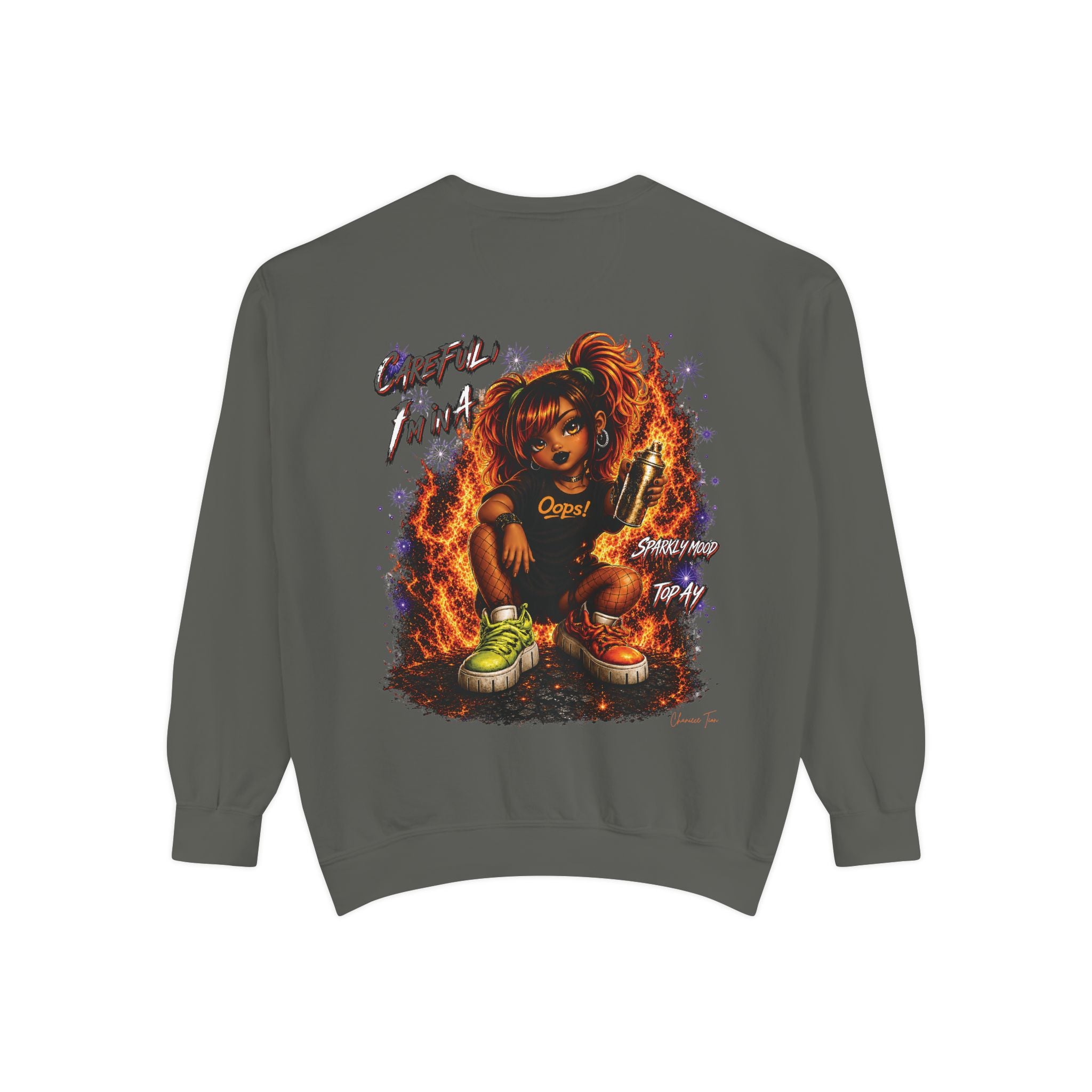 “Zara Zing” Unisex Garment-Dyed Sweatshirt
