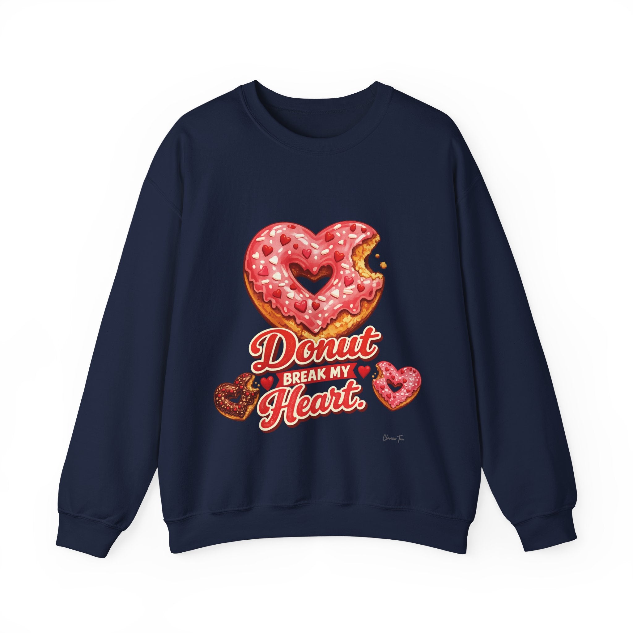 “Donut Break My Heart” Unisex Heavy Blend™ Crewneck Sweatshirt