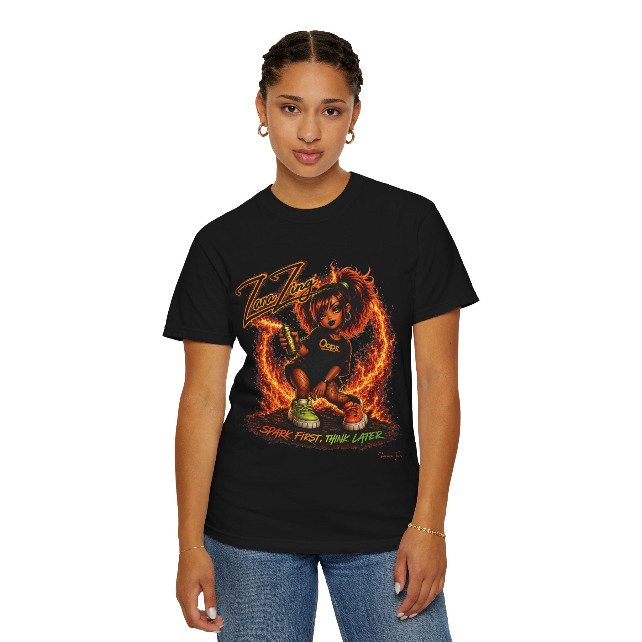 “Zara Zing” Unisex Garment-Dyed T-shirt