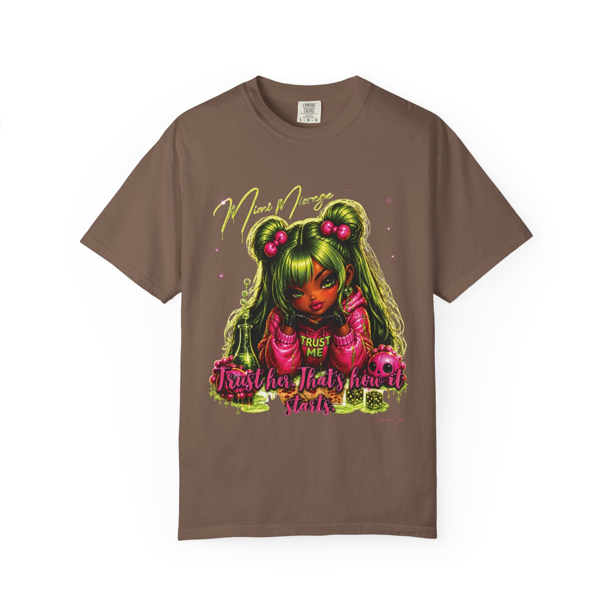 “Mimi Mirage” Unisex Garment-Dyed T-shirt