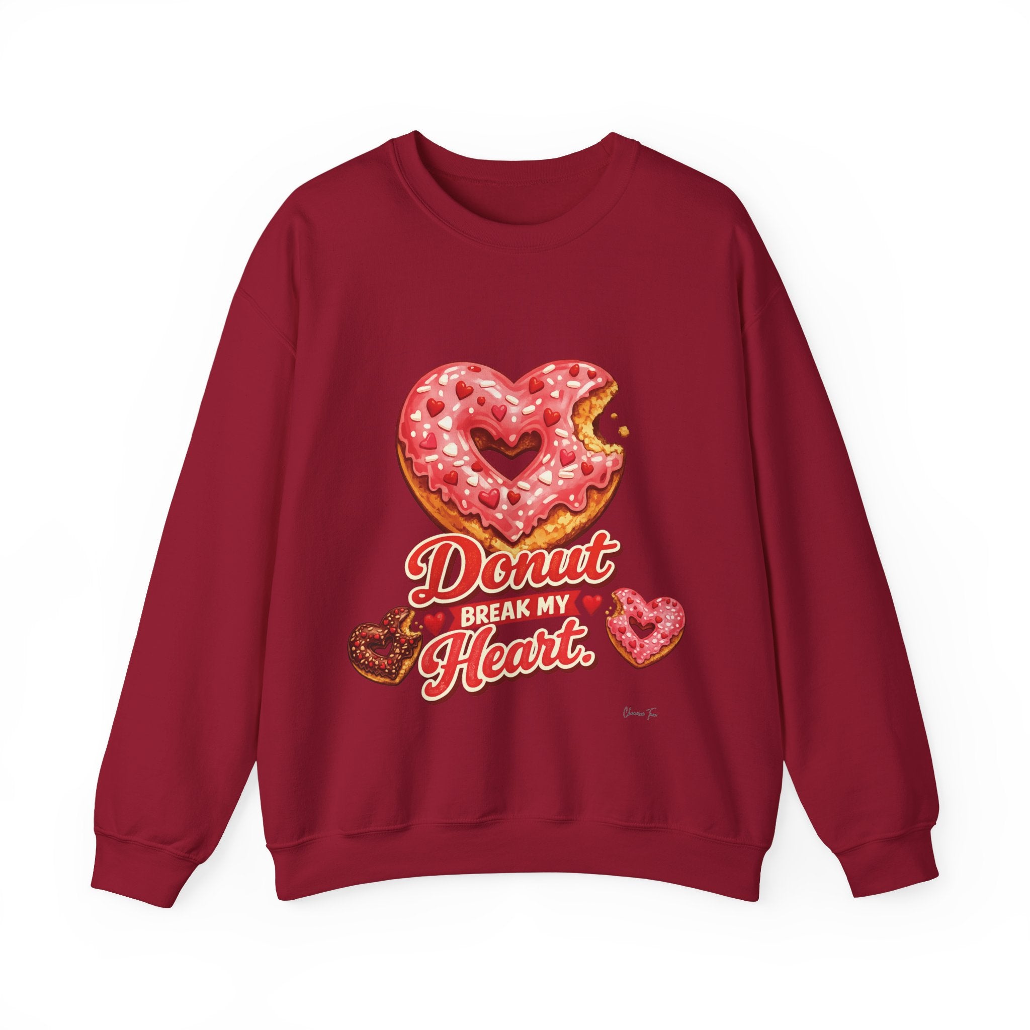 “Donut Break My Heart” Unisex Heavy Blend™ Crewneck Sweatshirt
