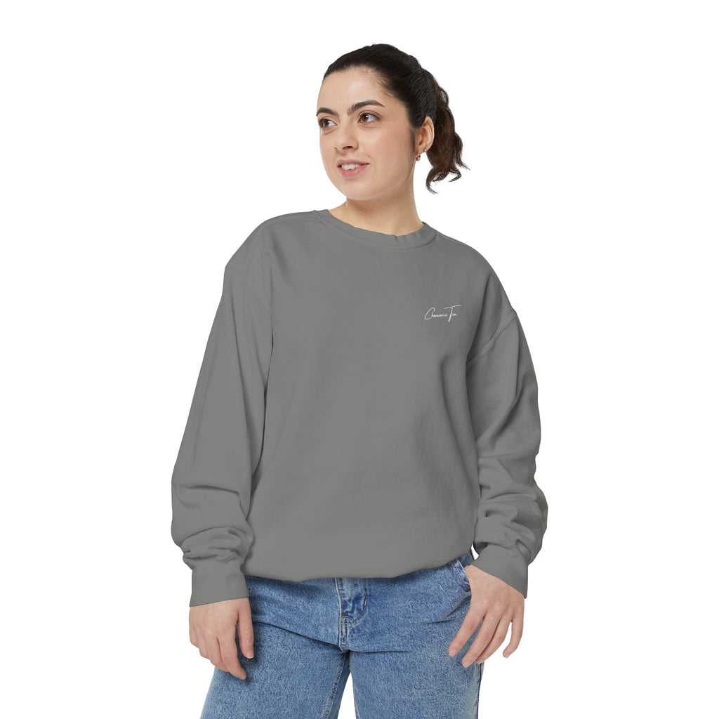 “Blair Frostine” Unisex Garment-Dyed Sweatshirt