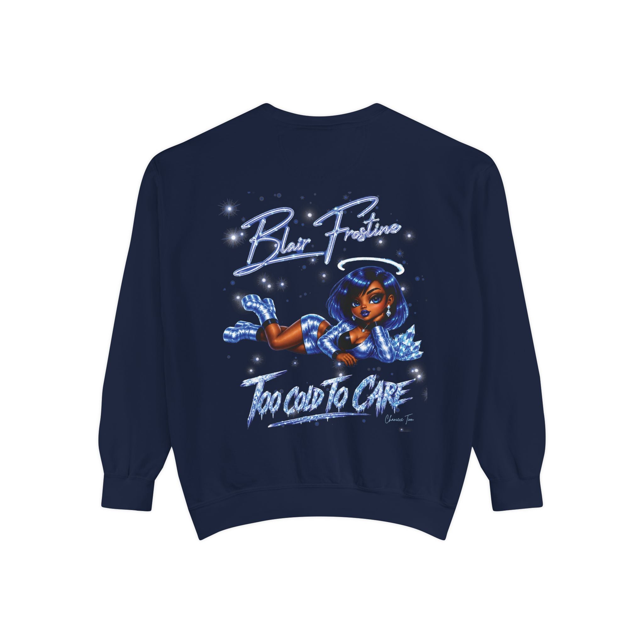 “Blair Frostine” Unisex Garment-Dyed Sweatshirt